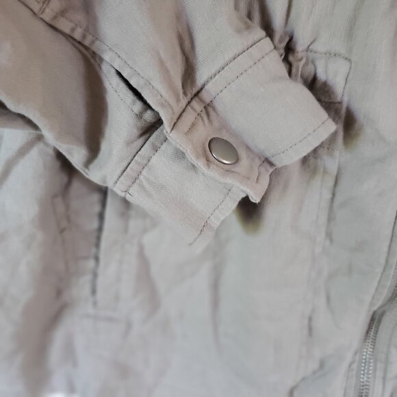 32 Degrees Cool Womens Linen Blend Jacket Sz XXL Quiet Luxury Minimalist Capsule - Picture 6 of 16